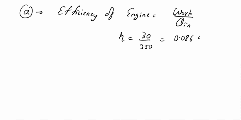 a-heat-engine-takes-in-350-j-of-energy-from-a-hot-reservoir-and-performs-300-j-of-work-in-each-cycle-a-find-the-efficiency-of-the-engine-b-find-the-energy-expelled-to-the-cold-reservoir-in-e-67438
