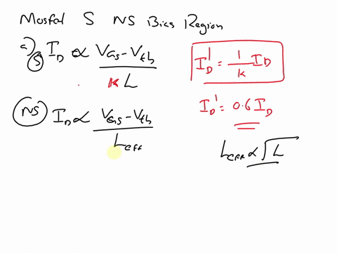 please-solve-all-parts-a-b-c-apply-constant-field-scaling-to-the-ideal-current-voltage-relations-of-mosfets-in-both-the-saturation-and-nonsaturation-bias-region-assume-the-scaling-factor-k-0-99296
