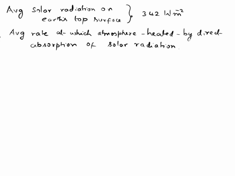 avg-over-the-globe-about-342-wm-2-of-solar-radiation-is-incident-on-the-top-of-the-earths-atmosphere-using-the-info-in-the-figure-compute-the-avg-rate-at-which-the-atmosphere-including-cloud-32782