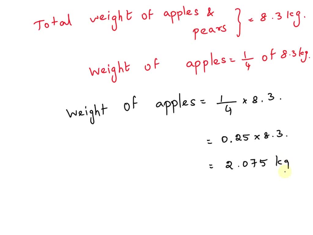 SOLVED A bakery ordered 2 1/8 kg of mangoes and 3 2/3 kg of oranges