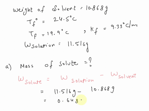 another-way-that-freezing-point-depression-can-be-useful-is-to-experimentally-determine-the-molar-mass-of-an-unknown-solute-in-a-solution-use-the-data-in-the-table-to-answer-the-questions-be-78762