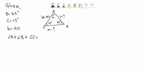 solve-the-triangle-b-85-c-15-b-40round-lengths-to-the-nearest-tenth-and-angle-measures-to-the-nearest-degree-29966