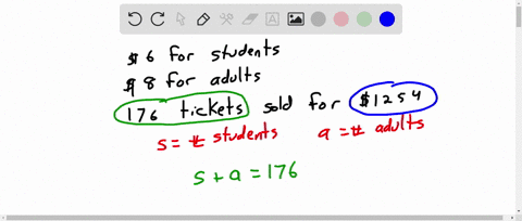 the-spring-concert-at-a-certain-high-school-sold-176-tickets-students-were-charged-6-each-and-adults-8-each-the-income-from-the-sale-of-tickets-was-1254-how-many-students-and-how-many-adults-45237