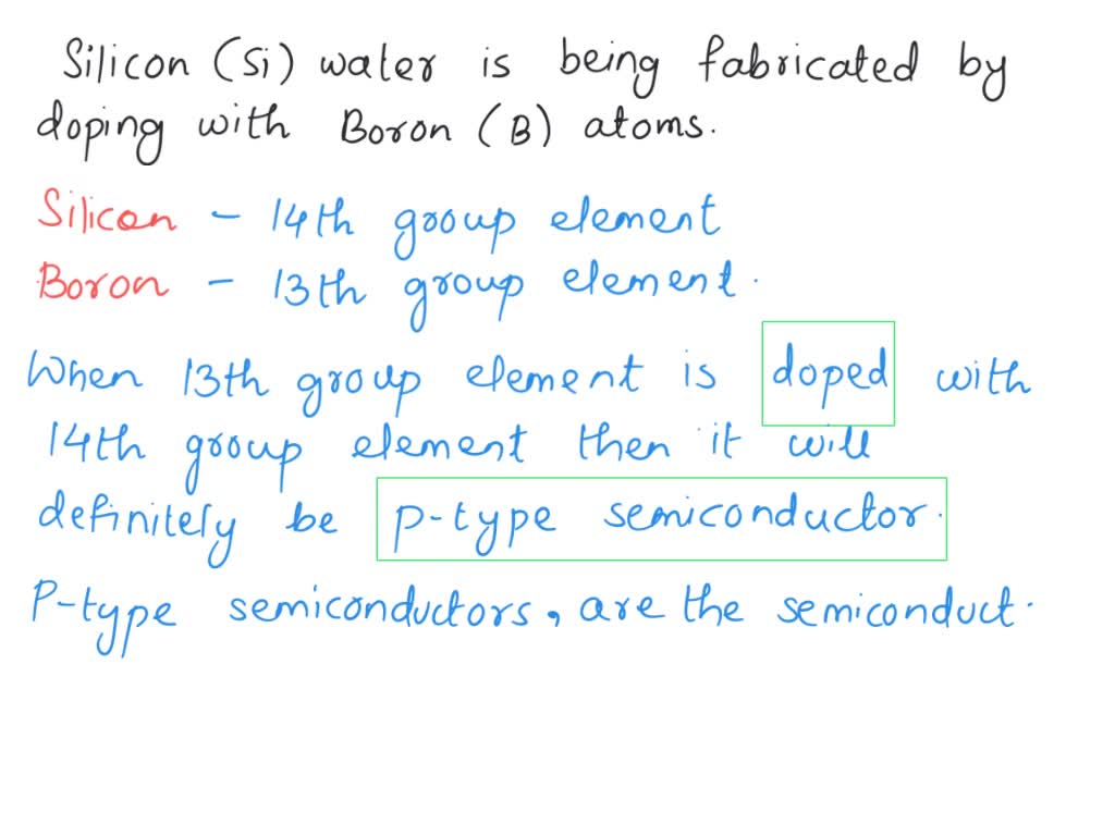 SOLVED: Question 15 (5 Points) Saved A Silicon (Si) Wafer Is Being ...