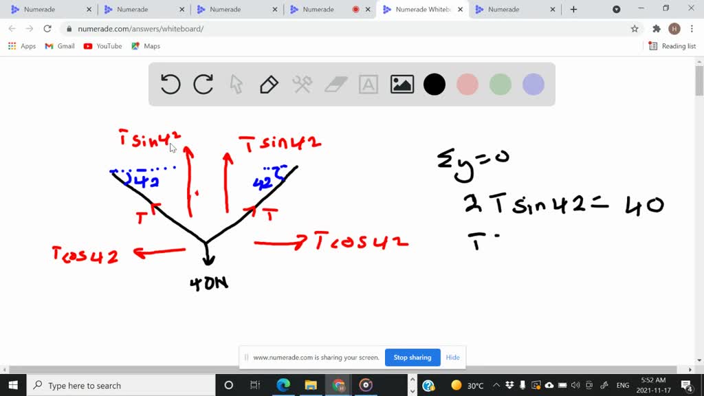 SOLVED A flexible chain weighing 40.0 N hangs between two hooks located at the same height (Fig