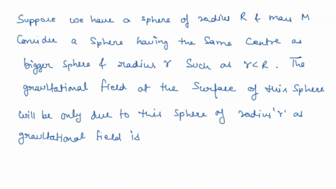 explain-why-the-gravitational-field-inside-a-solid-sphere-of-uniform-mass-is-directly-proportional-to-r-rather-than-inversely-proportional-to-r-66005