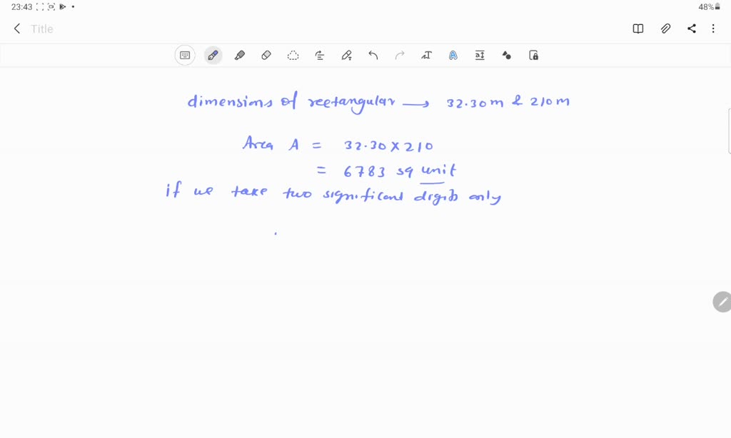 SOLVED: A rectangular airstrip measures 32.30 m by 210 m, with the ...