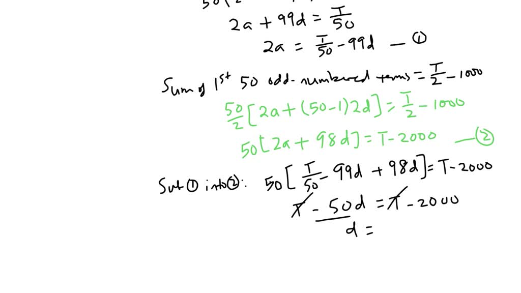 SOLVED: In an arithmetic progression, the sum Sn of the first n terms ...