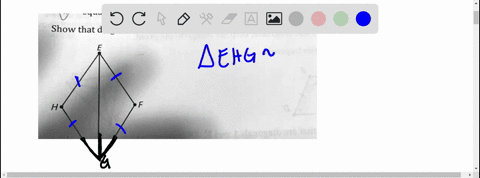show-that-diagonal-eg-is-a-line-of-symmetry-for-rhombus-efgh-h-35298