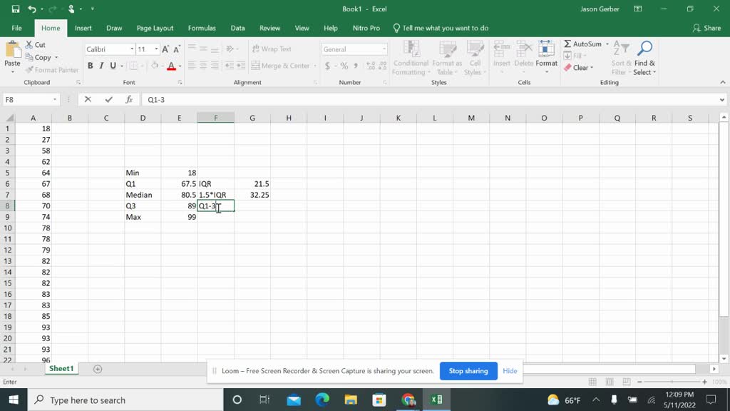 SOLVED The most frequently used measures of central tendency for