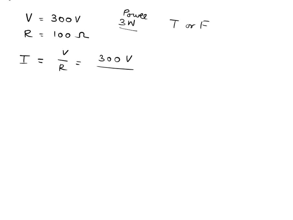 The power consumed by a 300 V bulb, having a resistance of 100 ohms, is