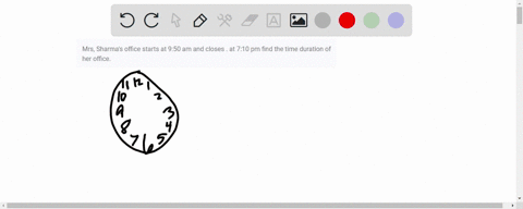 mrs-sharmas-office-starts-at-950-am-and-closes-at-710-pm-find-the-time-duration-of-her-office-71336