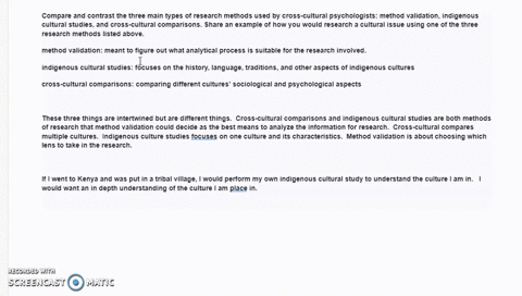 compare-and-contrast-the-three-main-types-of-research-methods-used-by-cross-cultural-psychologists-method-validation-indigenous-cultural-studies-and-cross-cultural-comparisons-share-an-examp-65521