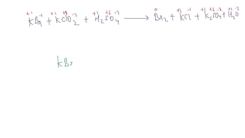 SOLVED Balance the reaction below using the change in oxidation number