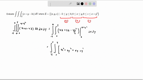 evaluate-iiint_exy-3-z-d-v-where-eleftx-y-z-mid-5-leq-y-leq-00-leq-x-leq-y-0-leq-z-leq-xy2right