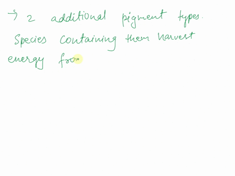 in-addition-to-the-pigments-commonly-associated-with-photosynthesis-a-certain-photosynthetic-species-contains-two-additional-pigment-types-which-of-the-following-best-supports-the-claim-that-30306