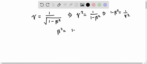 what-must-be-the-value-of-the-speed-parameter-beta-if-the-lorentz-factor-gamma-is-to-be-a-101-b-100-90185
