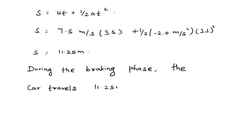 SOLVED A car starts from rest and travels for 5 seconds with the