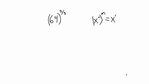 what-is-64-to-the-two-thirds-power