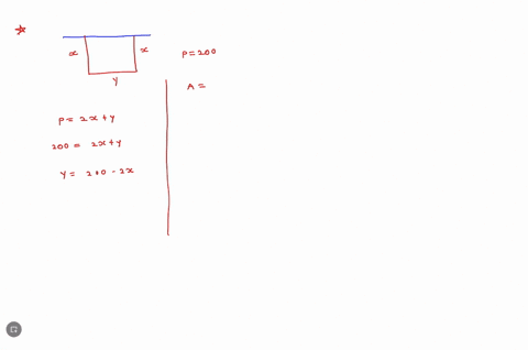 calculate-the-maximum-area-of-a-rectangular-region-enclosed-by-200-feet-of-fencing-that-will-cover-3-sides-of-the-region-with-the-fourth-side-being-covered-by-a-linear-precipitous-cliff-mode-04023