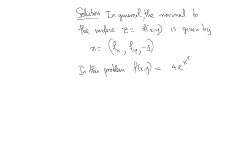 normal-vector-to-the-tangent-plane