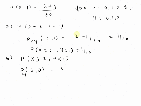 the-joint-probability-distribution-of-x-and-y-is-given-by-xty-pxxxy-f-for-x-0123y-012-30-compute-each-of-the-following-a-px-2y-1-b_-px-2y-1-c-px-y-d-px-y-4-83317