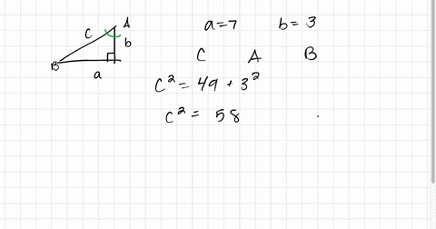 solve-the-right-triangle-using-the-information-given-round-answers-to-two-decimal-places-if-necessary-a-7b-3-find-c-4and-b-632-669-232-762-663-232-762-679-222-90599