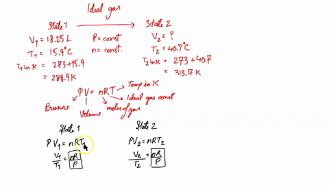 a-an-ideal-gas-has-a-volume-of-1825-l-at-a-temperature-of-159-c-the-temperature-of-the-gas-is-raised-to-407-c-while-the-number-of-moles-and-the-pressure-of-the-gas-are-kept-constant-what-is-62156