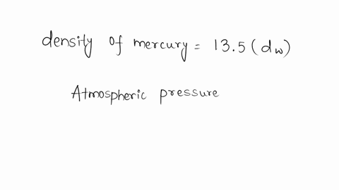 a-long-glass-tube-sealed-at-one-end-has-an-inner-diameter-of-137-mm-the-tube-is-filled-with-water-and-inverted-into-a-pail-of-water-if-the-atmospheric-pressure-is-761-mmhg-how-high-in-mmh2o-59705