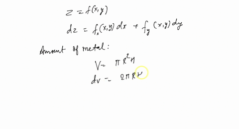use-differentials-to-estimate-the-amount-of-metal-in-a-closed-cylindrical-can-that-is-18-cm-high-and-6-cm-in-diameter-if-the-metal-in-the-top-and-the-bottom-is-01cm-thick-and-the-metal-in-th-07354