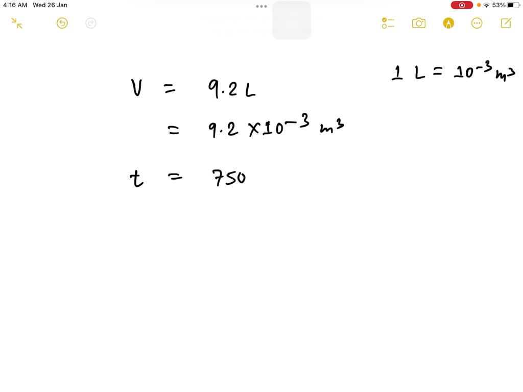 SOLVED Assuming 9.2 liters of paint are spread uniformly on a wood