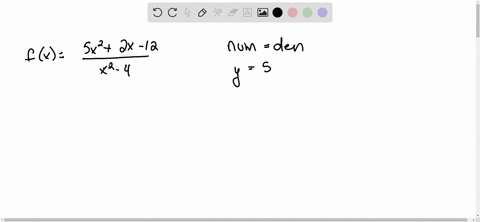 given-the-following-rational-function-find-the-horizontaloblique-asymptote-and-then-determine-whether-or-not-the-graph-crosses-the-asymptote-if-it-crosses-list-the-point-of-intersection-fx5x-38883