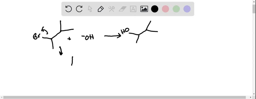 SOLVED: Consider the reaction of an alkyl bromide and hydroxide ion. OH ...