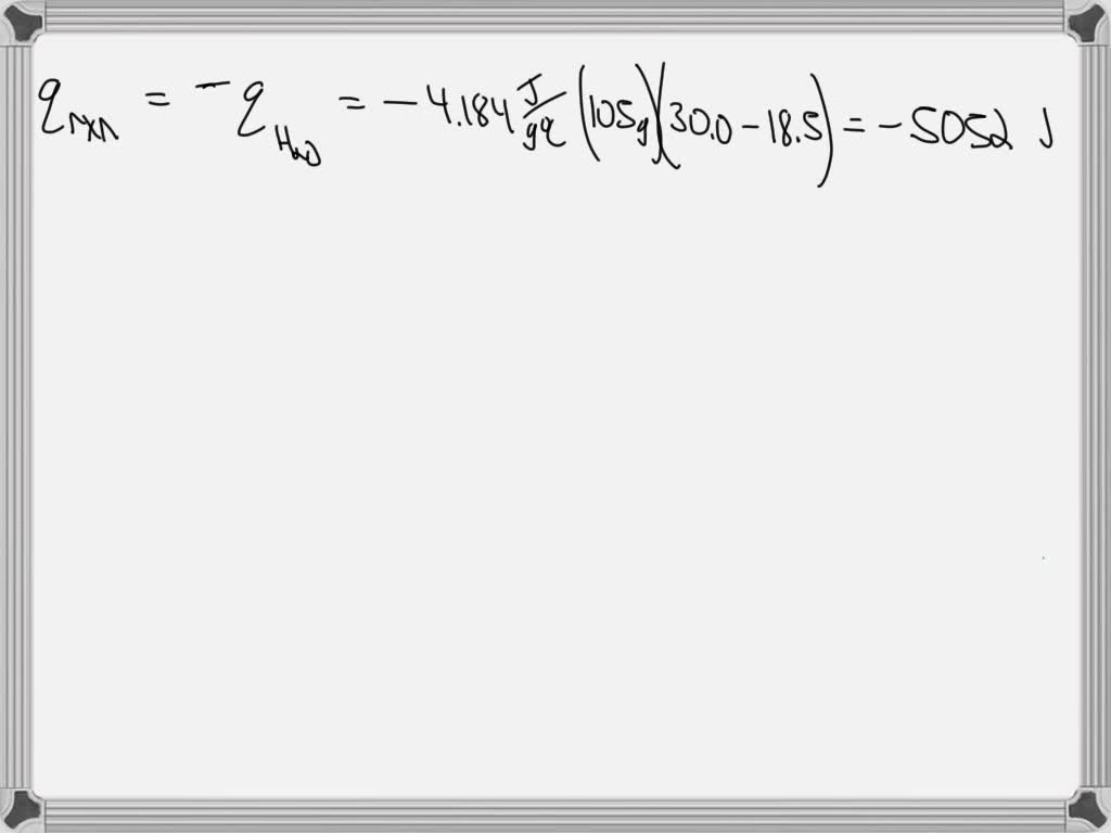 SOLVED: Calculate the experimental molar enthalpy of combustion (ΔcH ...