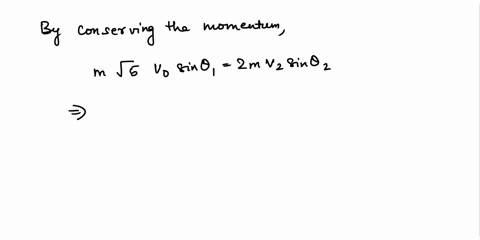 Figure shows the result of a collision between two objects...