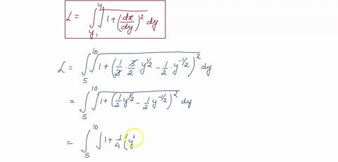 find-the-length-of-the-following-curve-x-y323-y12-from-y-5-to-y-10-type-an-exact-answer-using-radicals-as-needed-99416