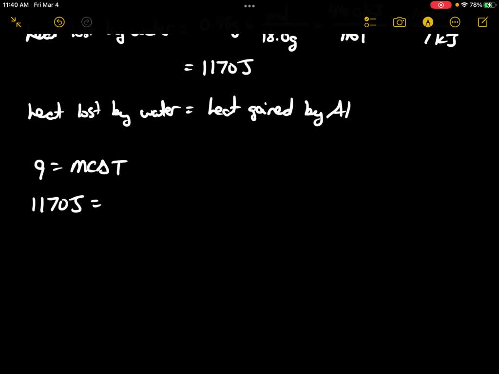 SOLVED: A drop of water weighing 0.48 g is vaporized at 100 ∘C and