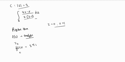 9-evaluate-the-integral-over-the-contour-c-izl-2-4z-5-jc-z-1-d2-83767