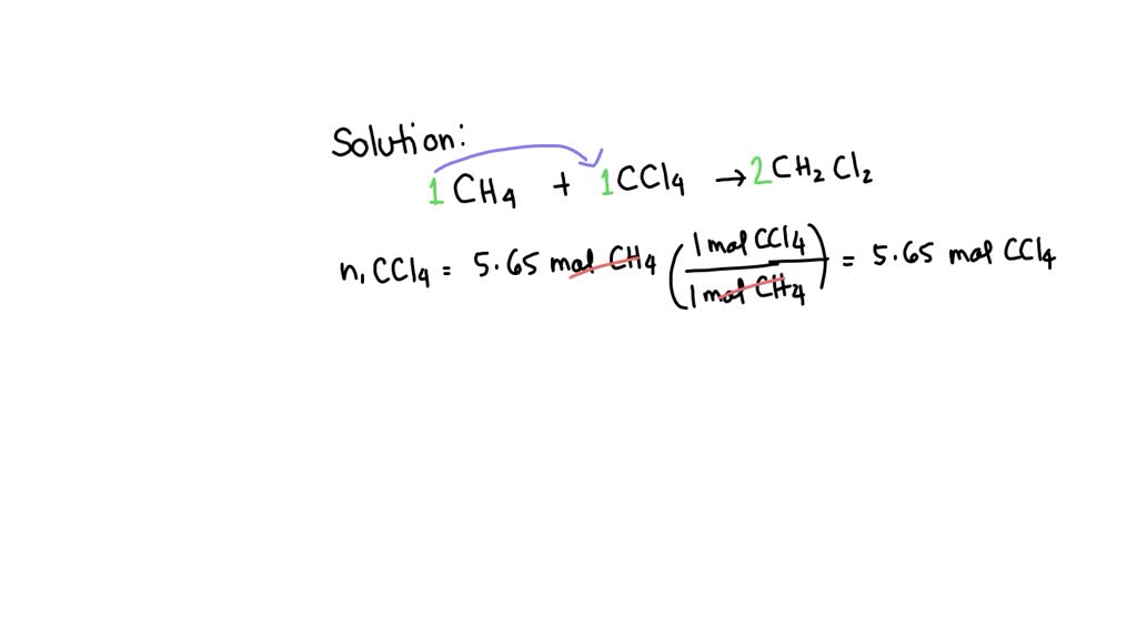 SOLVED: What volume of methane (CH4) is required to react with 94.1 ...