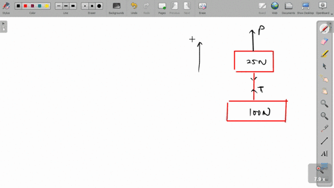 two-weights-are-connected-by-massless-wire-and-pulled-upward-with-constant-speed-of-150-ms-by-vertical-pull-p-the-tension-in-the-wire-is-see-figure-which-one-of-the-following-relationships-b-21687