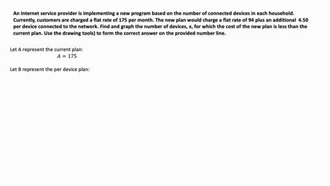 an-internet-service-provider-is-implementing-a-new-program-based-on-the-number-of-connected-devices-in-each-household-currently-customers-are-charged-a-flat-rate-of-175-per-month-the-new-pla-63593