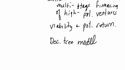 815-112-multi-stage-financing-of-high-potential-ventures-exhibit-6-less-informative-initial-experiment-panel-a-decision-tree-source-casewriter-calculations-3