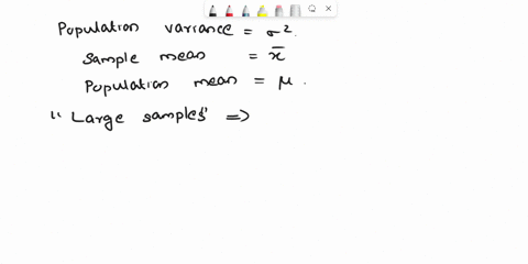 consider-the-problem-of-estimating-the-mean-value-of-a-population-and-imagine-a-large-number-of-hypothetical-samples-each-with-size-n-the-population-variance-is-2-for-each-sample-we-can-calc-98584