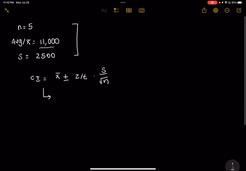 an-automotive-engineer-wants-to-estimate-the-cost-of-repairing-a-car-that-experiences-a-40-mph-head-on-collision-he-crashes-5-cars-and-the-average-repair-is-11000-the-standard-deviation-of-the-car-sam