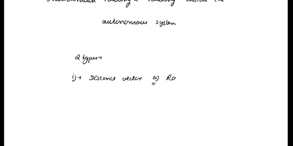 link state routing protocol and distance vector