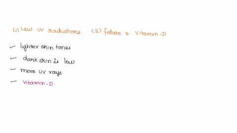 10-describe-the-selective-pressures-for-the-production-of-lightly-pigmented-skin-in-areas-with-low-uv-radiation-intensity-type-your-answer-here-11-describe-the-evolutionary-interplay-between-87189
