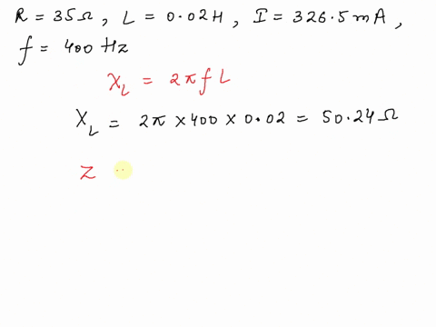 [GET ANSWER] a coil of resistance 8 ohm and inductance 003 h is ...