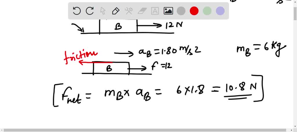 Block A Rests On Top Of Block B As Shown In Fig. E4.26. The Table Is ...