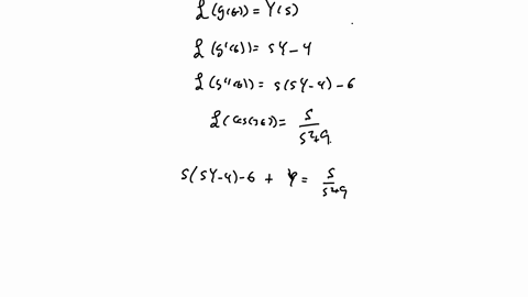 consider-the-initial-value-problem-y-9y-cos3t-y0-4-y-0-6-a-take-the-laplace-transform-of-both-sides-of-the-given-differential-equation-t0-create-the-corresponding-algebraic-equation-denote-t-32647