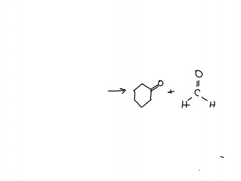 an-alkene-baving-the-molecular-formula-czhz-is-treated-sequentially-with-ozone-03-and-zinclacetic-acid-to-give-the-products-shown-draw-structural-formula-for-the-alkene_-you-do-not-have-to-c-21489